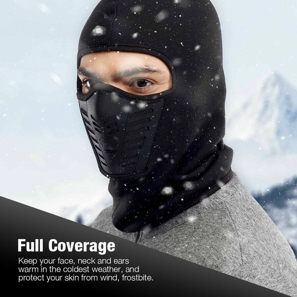 2x Men’s Cold Weather Balaclava Face Mask Winter Windproof Fleece Ski Mask U262