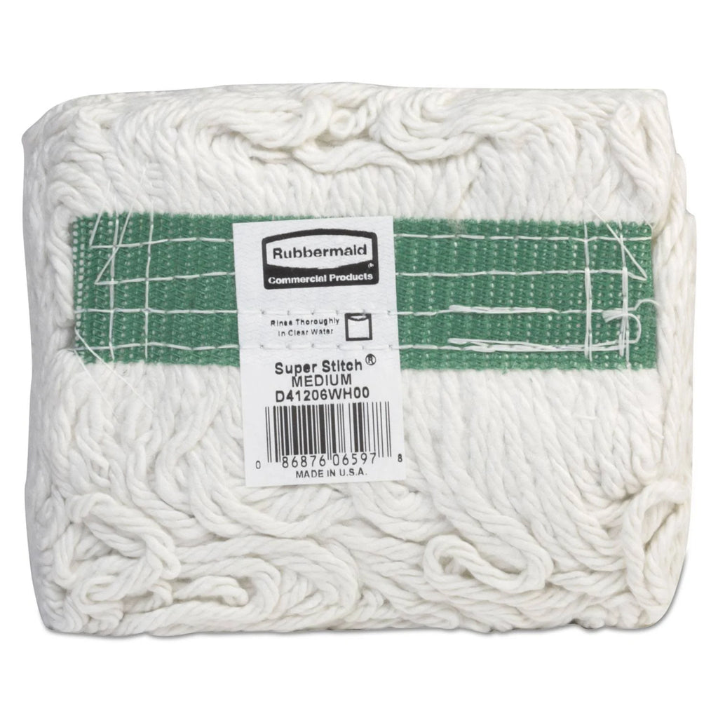 White Medium Rayon Mop Heads, 6/Carton O62828