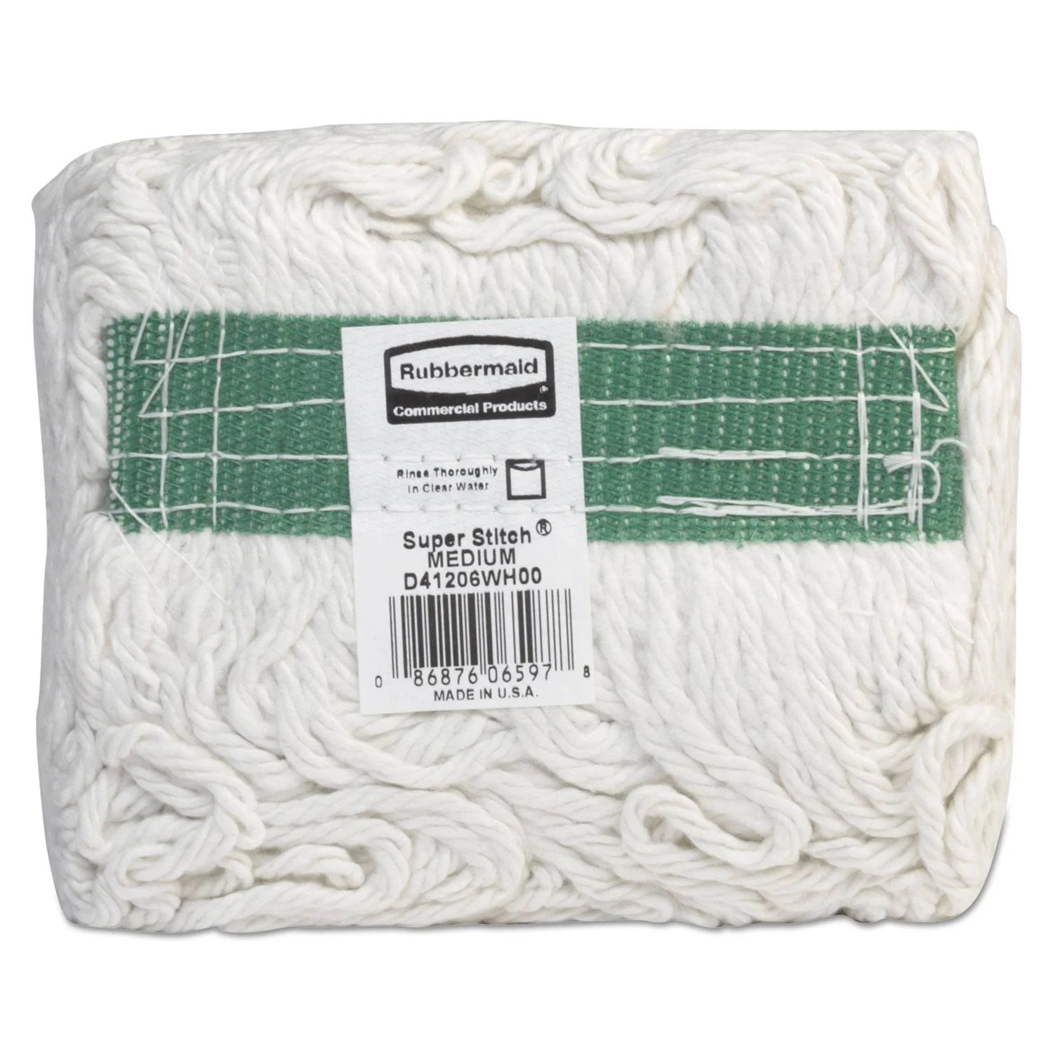 White Medium Rayon Mop Heads, 6/Carton O62828
