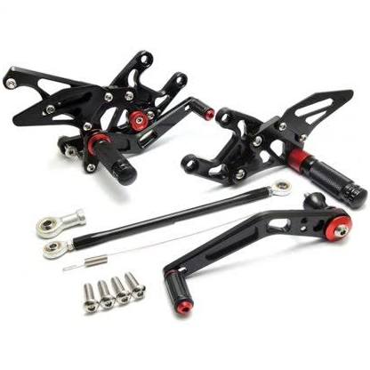 Fully Adjustable Rearset - Black A504