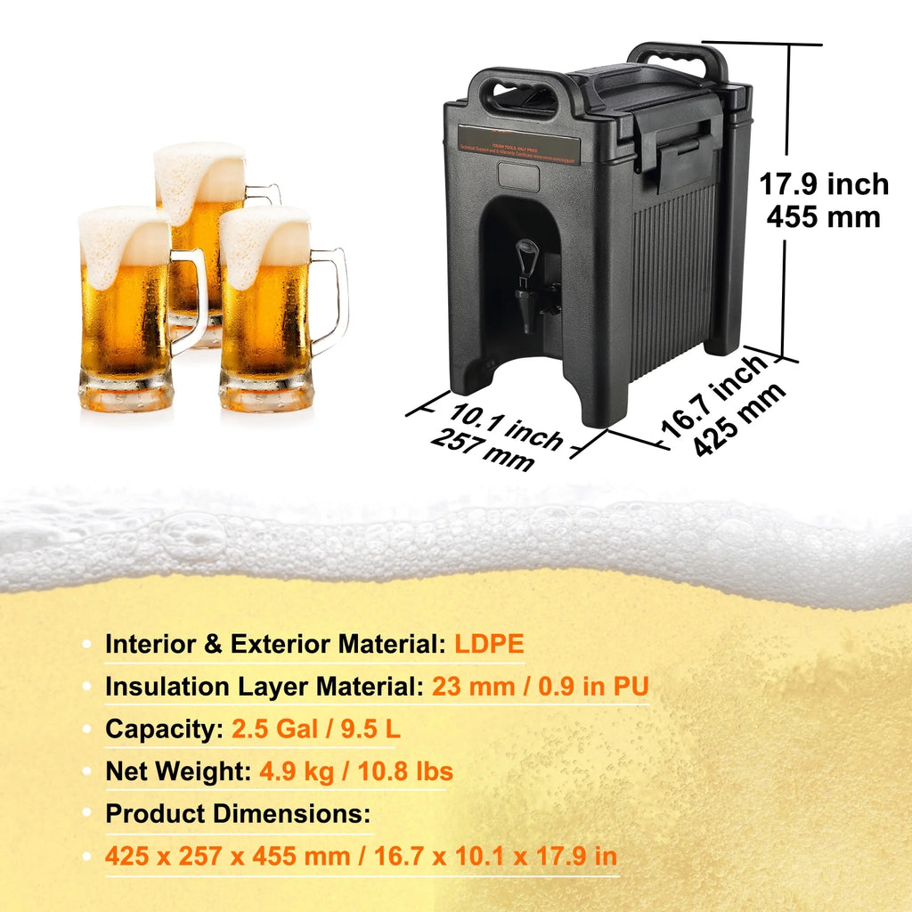 2.5 Gallon Insulated Beverage Dispenser R235