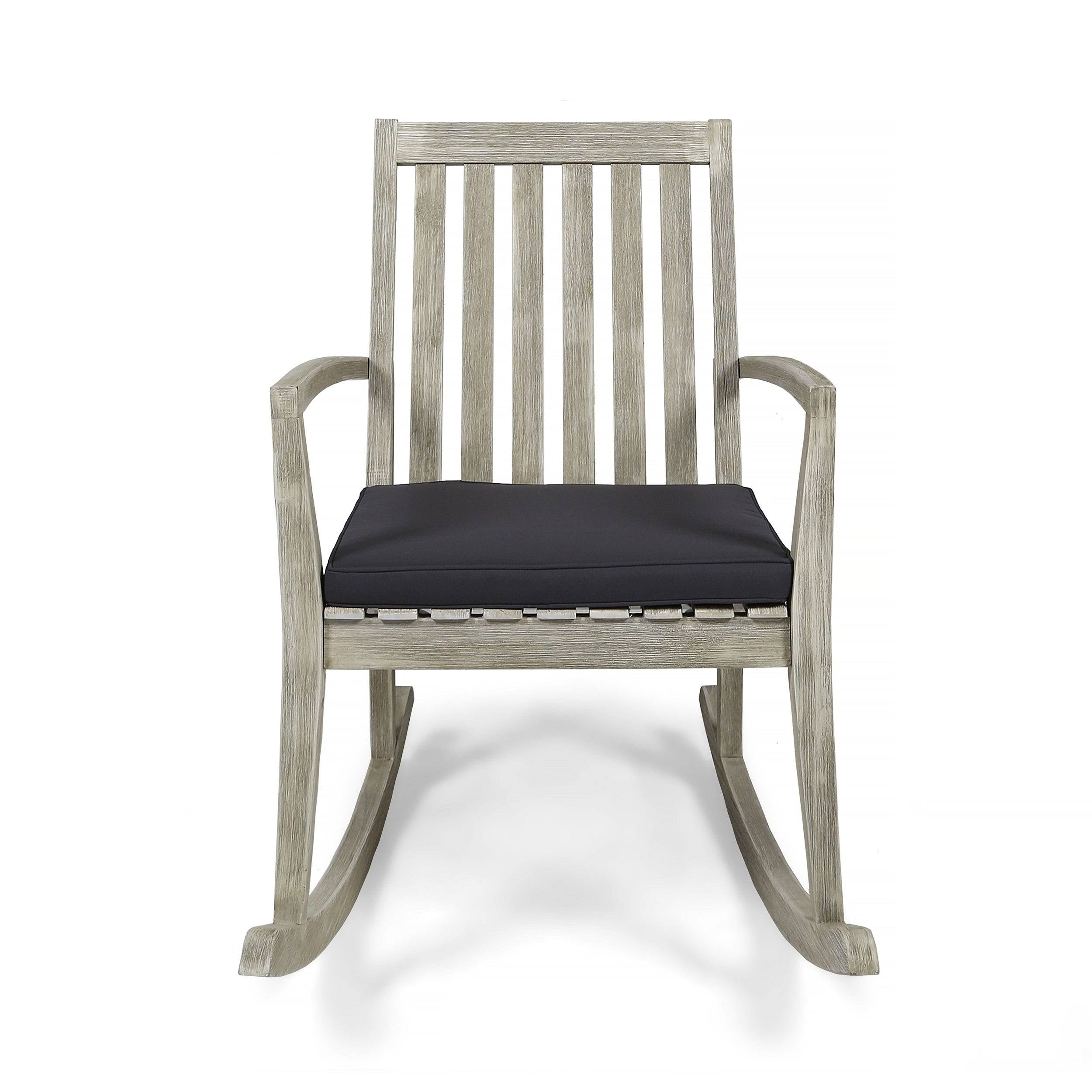 Acacia Wood Rocking Chair B521144