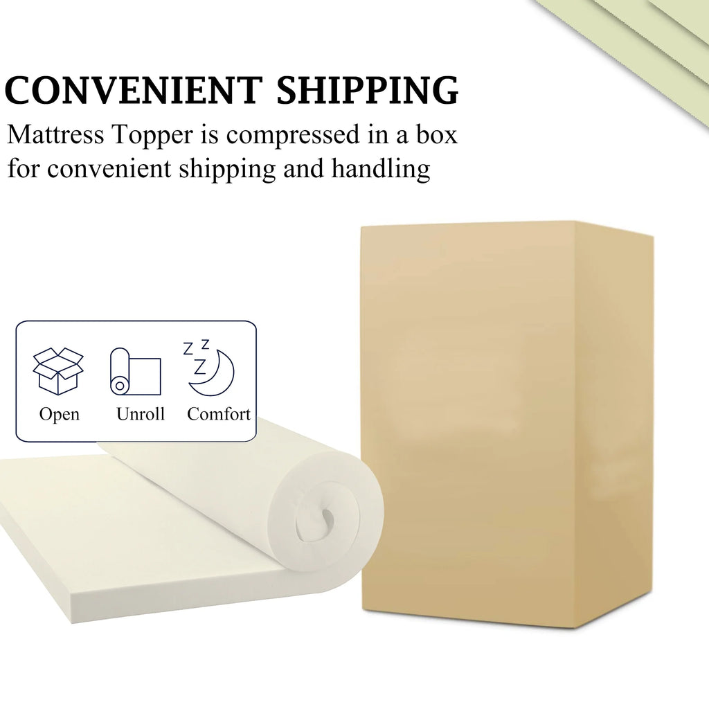 2" High Density Foam Mattress Topper E729