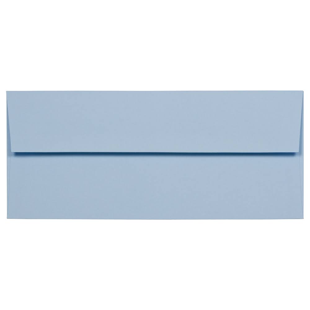 #10 Business Envelopes, Light Baby Blue, 1000/Carton L258