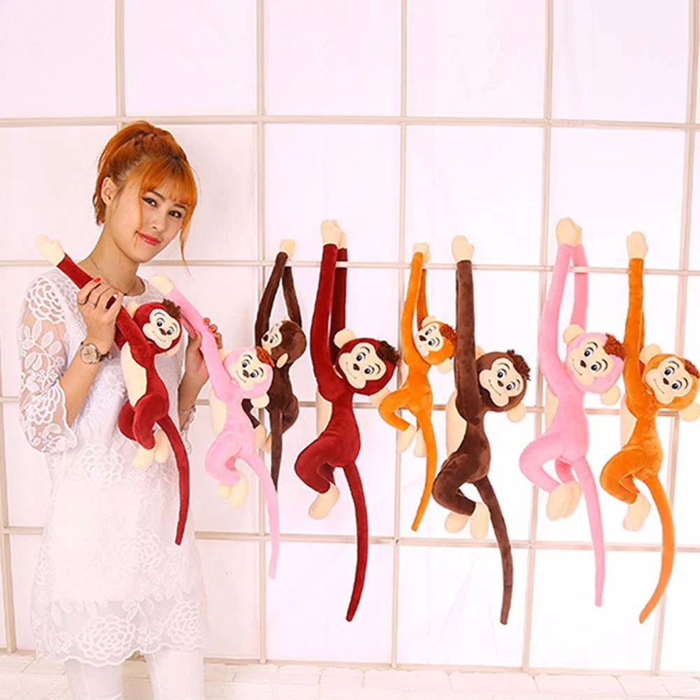 Brown Long-Arm Monkey Plush Doll A4047