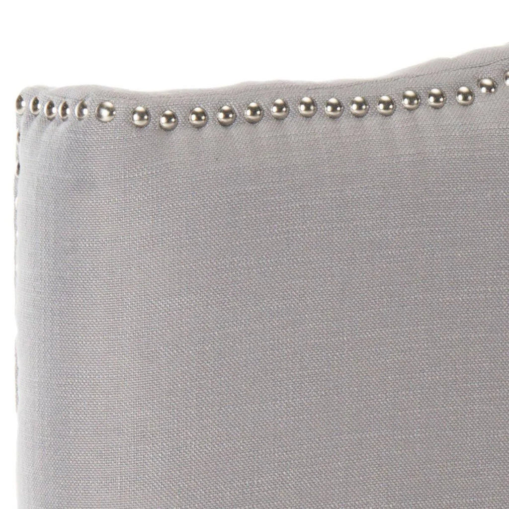 Arctic Grey Winged Queen Headboard Y110741