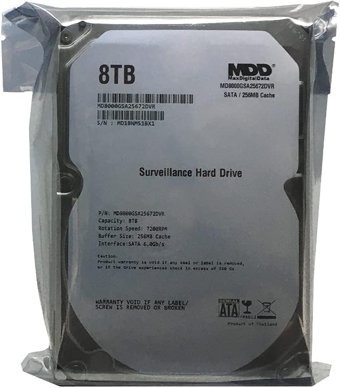 8TB 7200 RPM 256MB Cache SATA 6.0Gb/s 3.5inch Internal Hard Drive U479