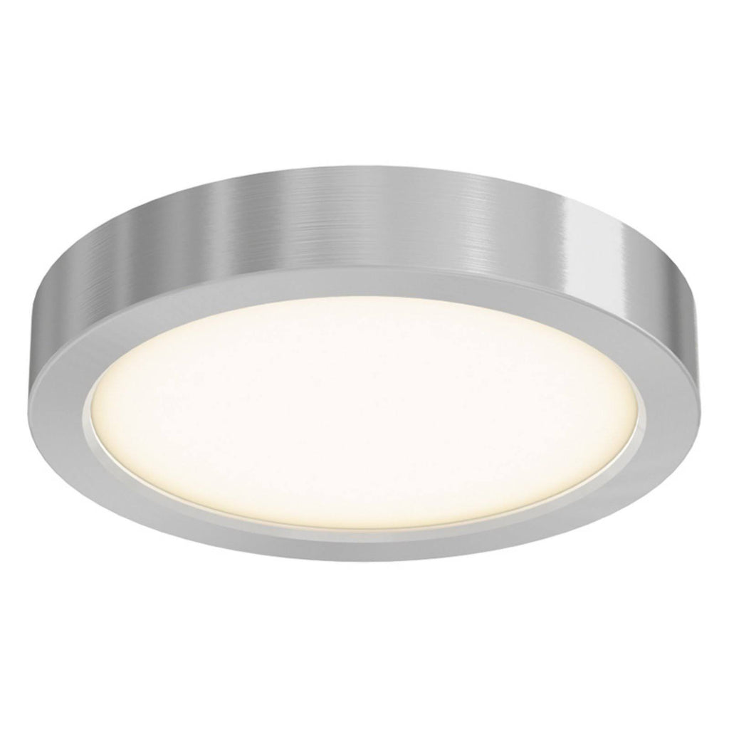 Satin Nickel LED Round Flush Mount Z122