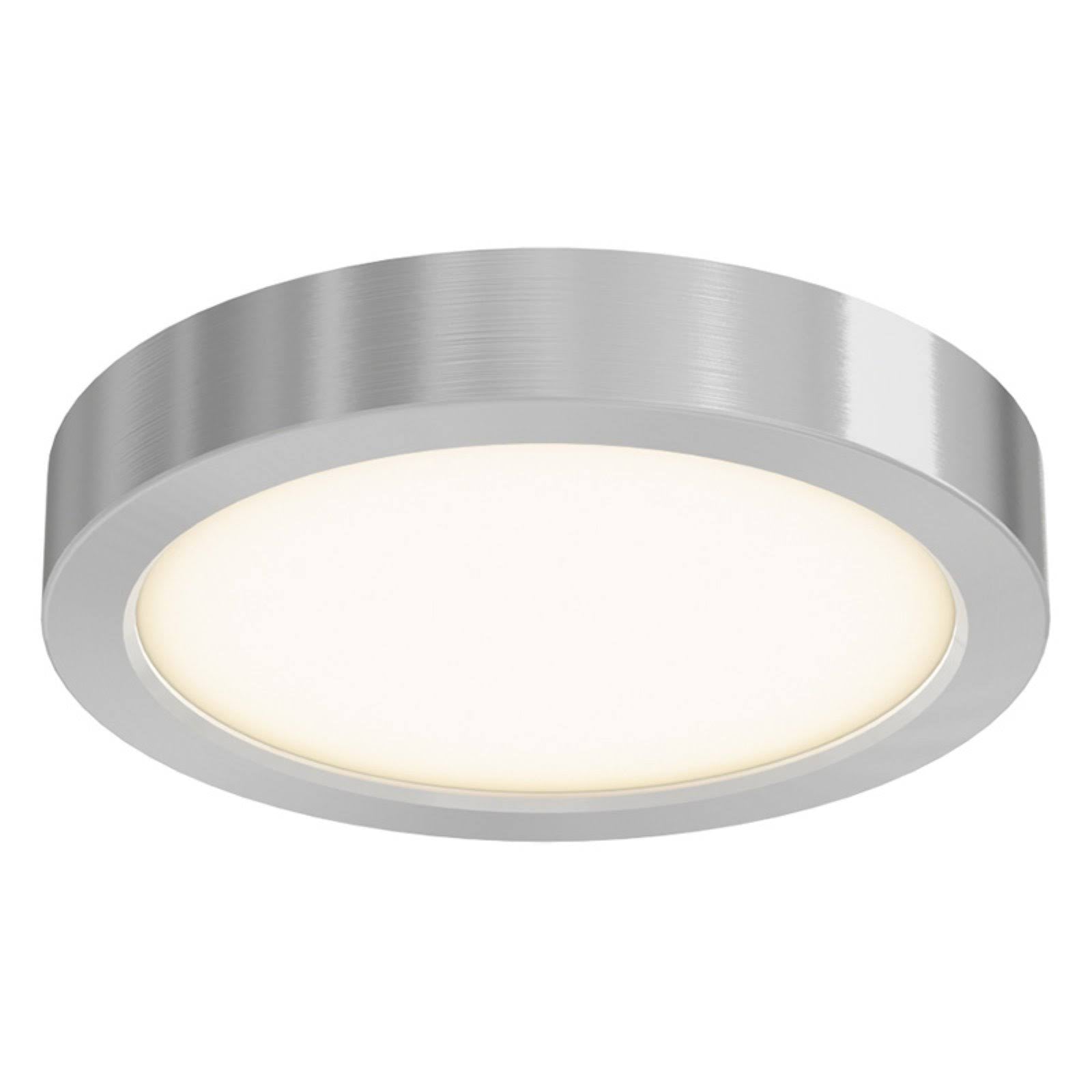 Satin Nickel LED Round Flush Mount Z122