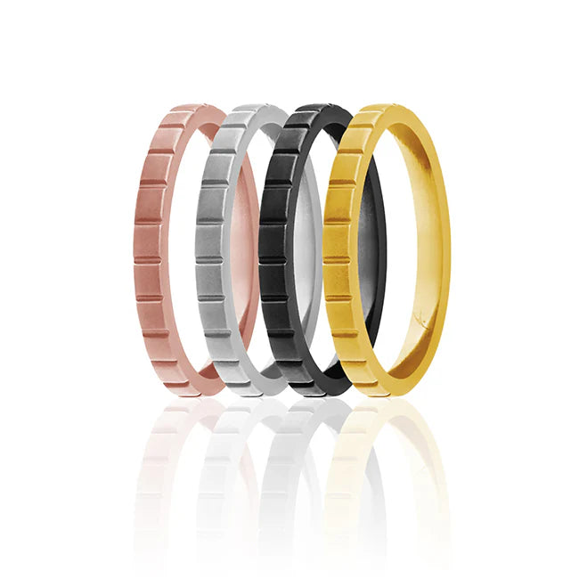 Silicone Ring Set - 4 x 10 mm X98443