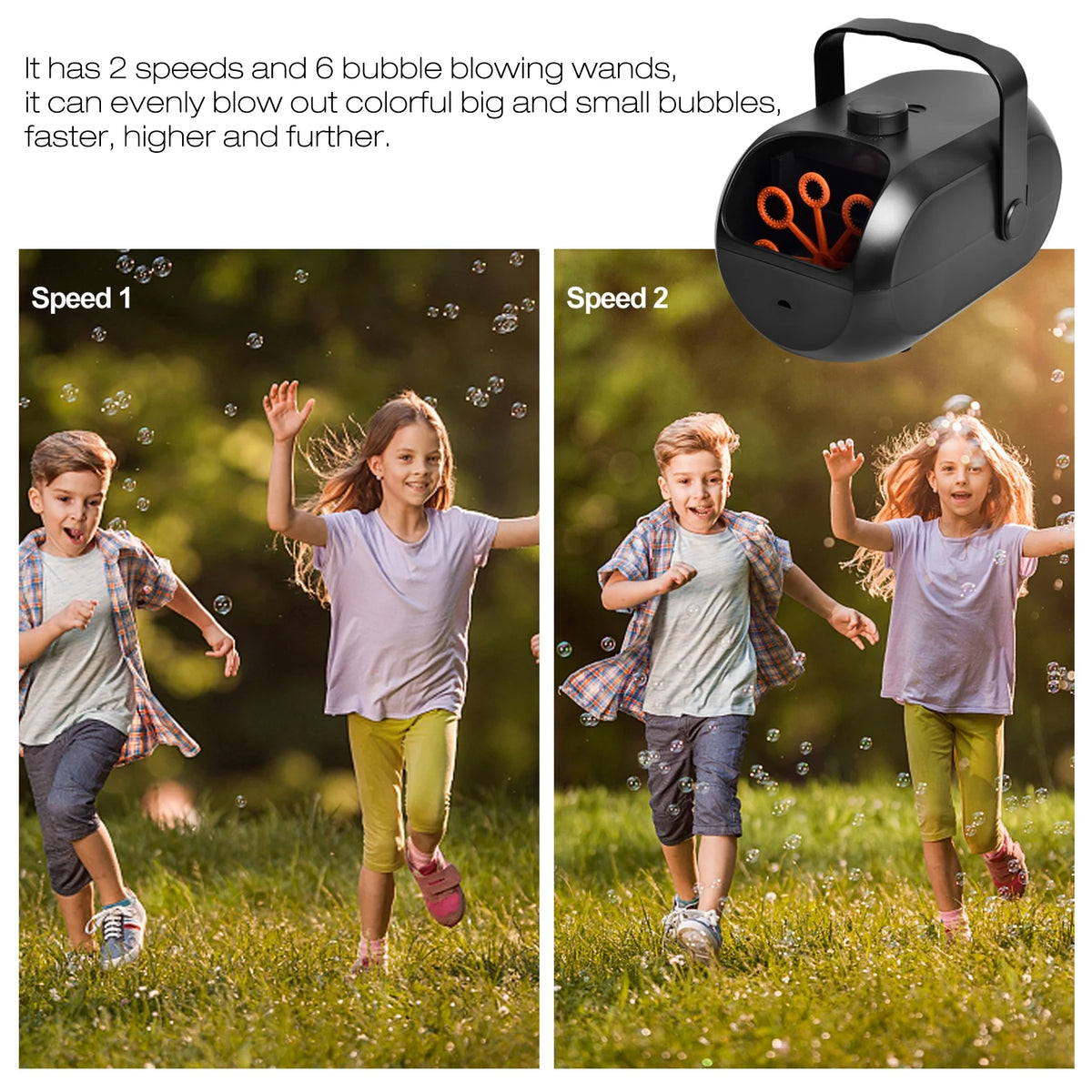 Portable Rechargeable Bubble Machine U8908