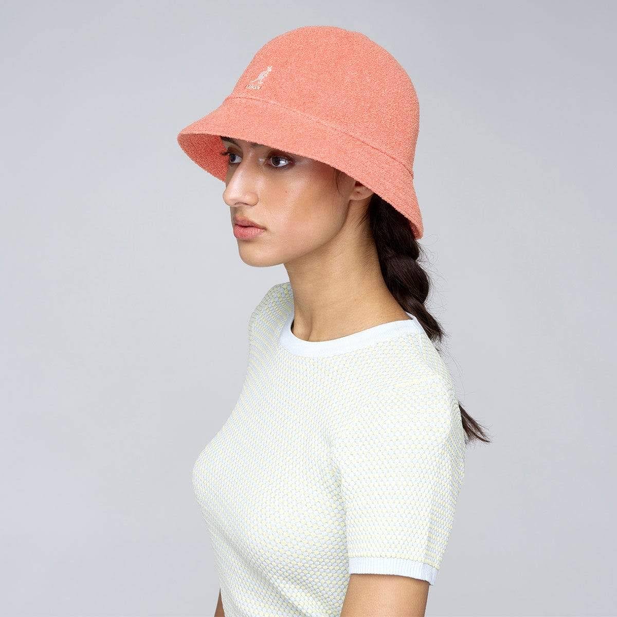 Pink Casual Bucket Hat X881322