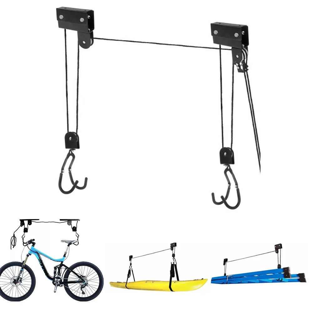 Heavy Duty Ceiling Bike Lift Pulley System Y7595