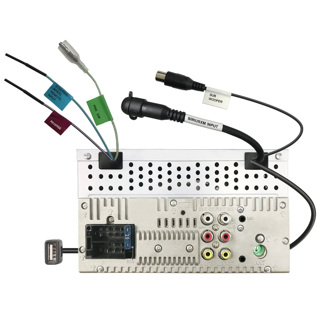 6.8" Double-DIN Multimedia Receiver with Bluetooth B808
