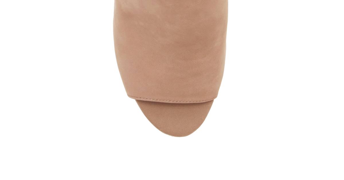 Suede Block Heel Shooties R15771