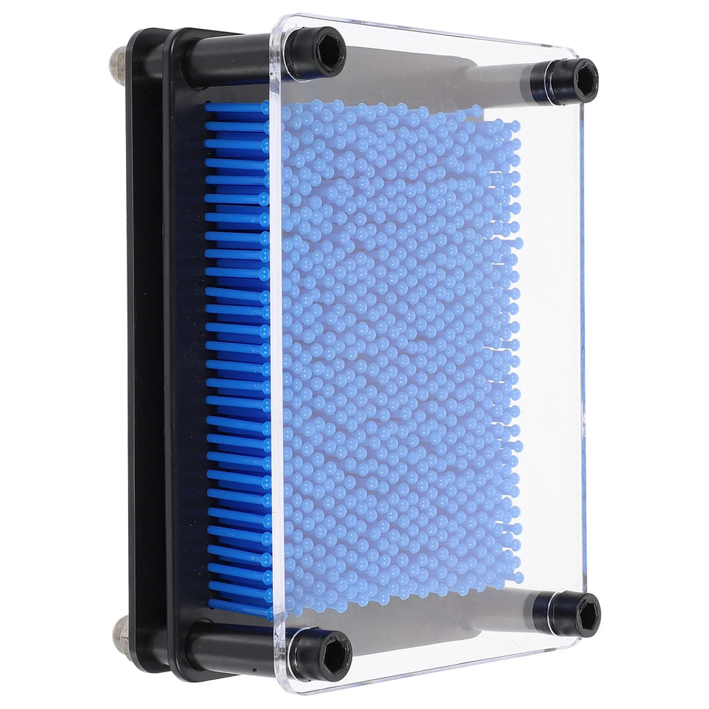 3D Pin Art Toy Plastic Square Handprint R616779