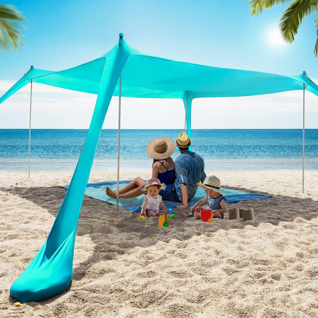 10x10 FT Pop Up Beach Sun Shade Tent with Carrying Bag H742