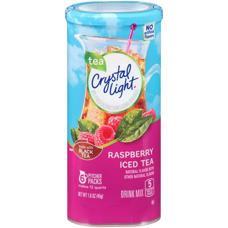 72 Pitcher Packets Raspberry Iced Tea Drink Mix M65478