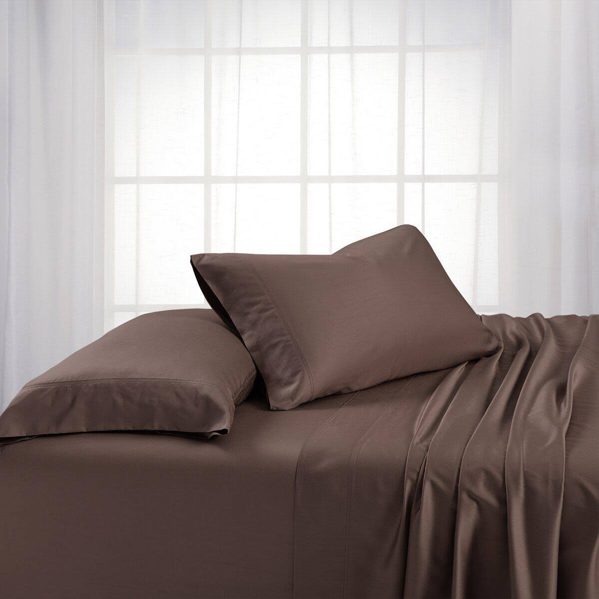 100% Bamboo Sheets 600 Thread Count Full Gray L25780