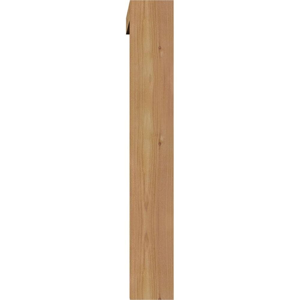3 1/2x22W x 16x22D x 24x22H Smooth Bracket with Offset Brace, Western Red Cedar M985056