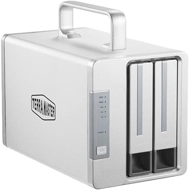 2-Bay External Hard Drive Enclosure RAID Storage N709300