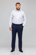 Blue Stretch Wool Suit Pant K79380