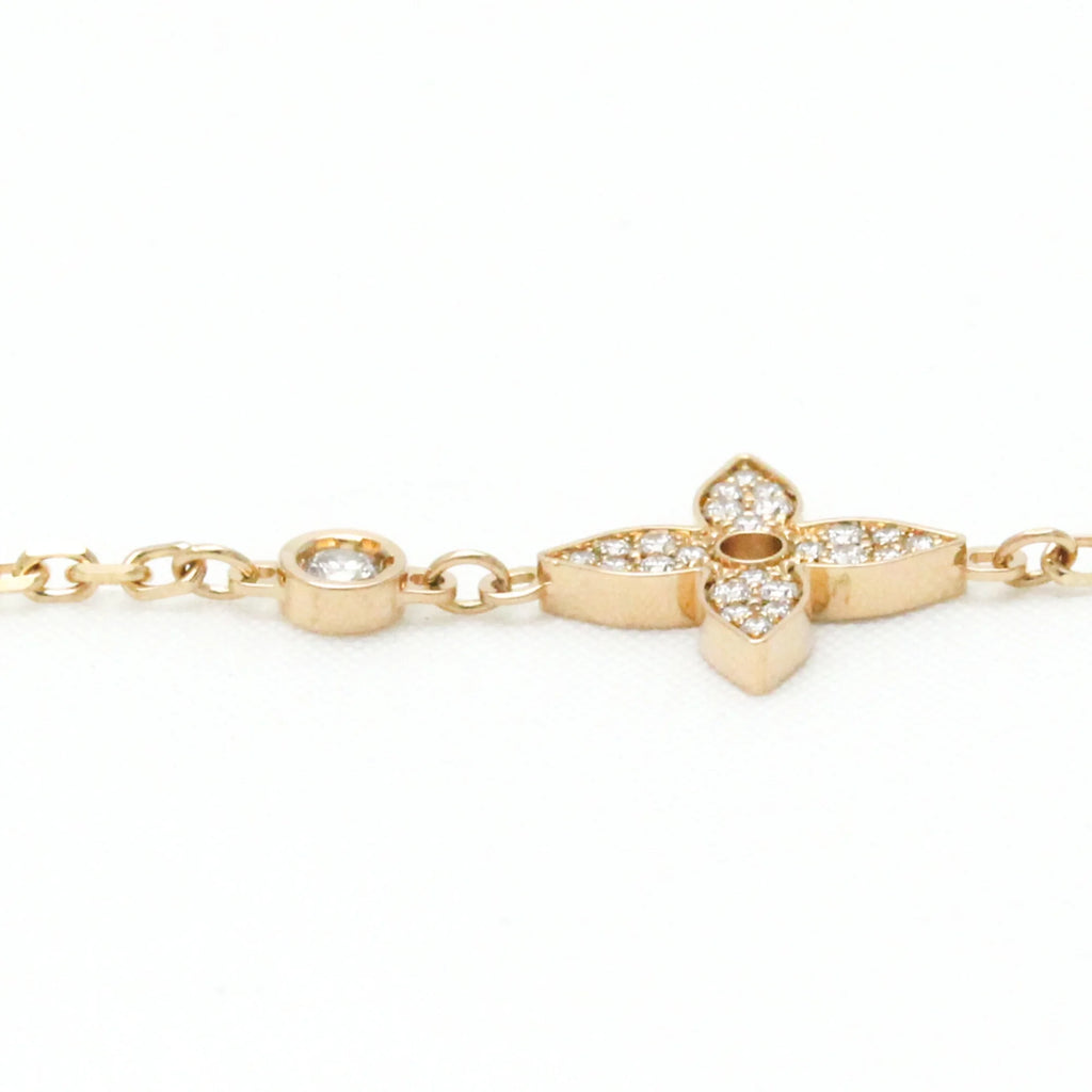 Pink Gold 18K Diamond Pendant Necklace K149568