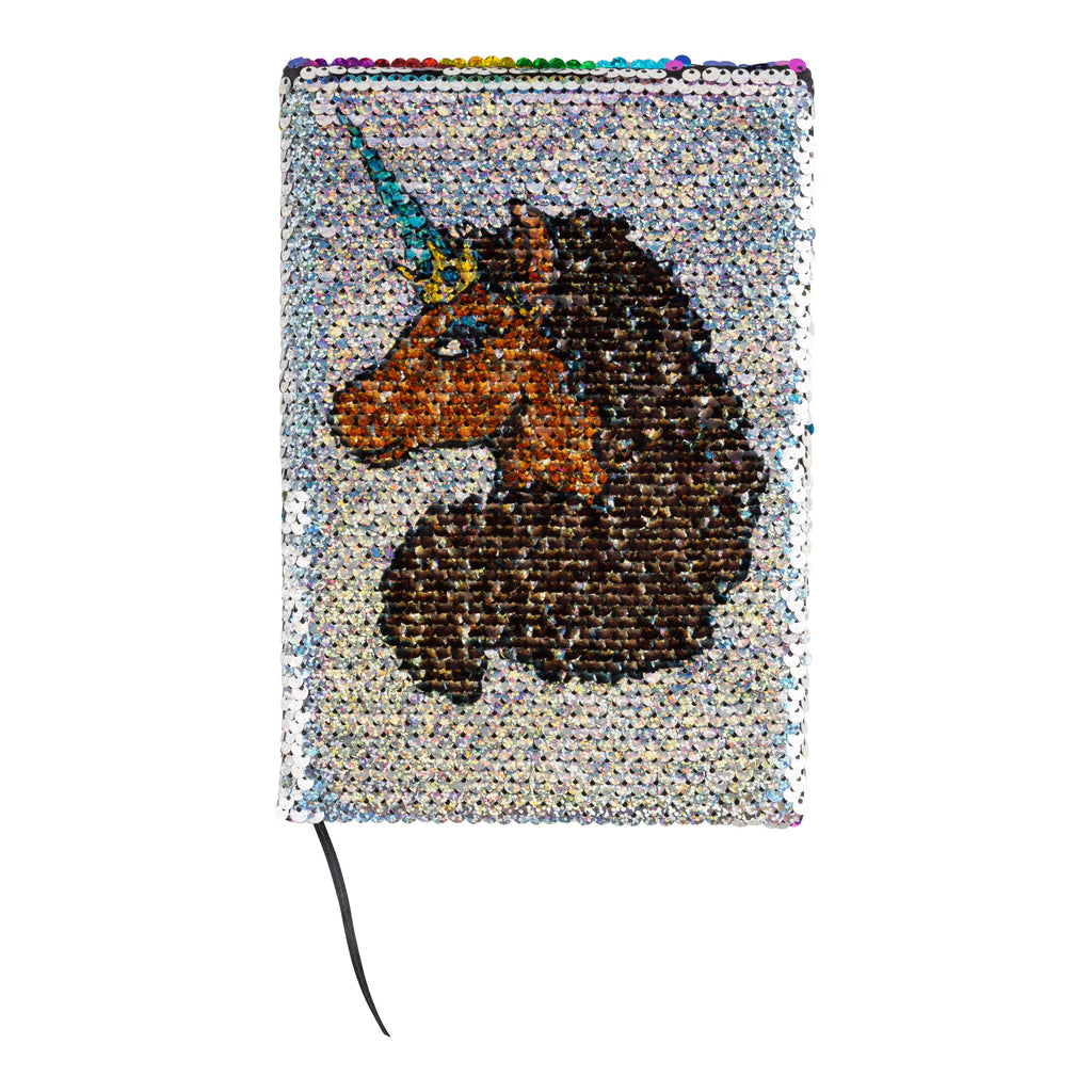 Shimmering Silver Sequin Journal X13282