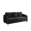 Black Velvet Sofa Couch E3004