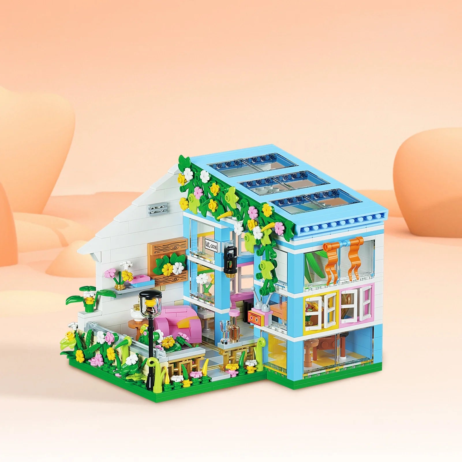 Wooden DIY Miniature Dollhouse Kit Y510888