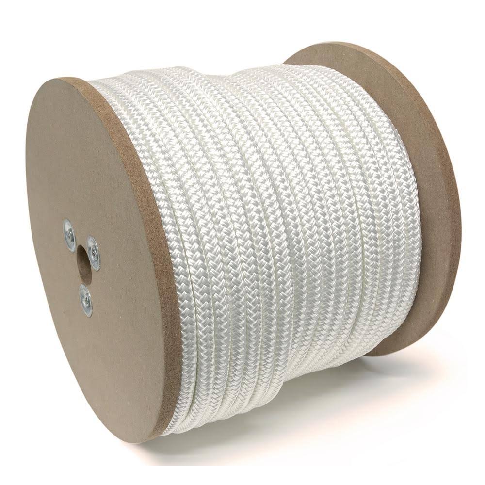 White Nylon Double Braid Rope Y651229