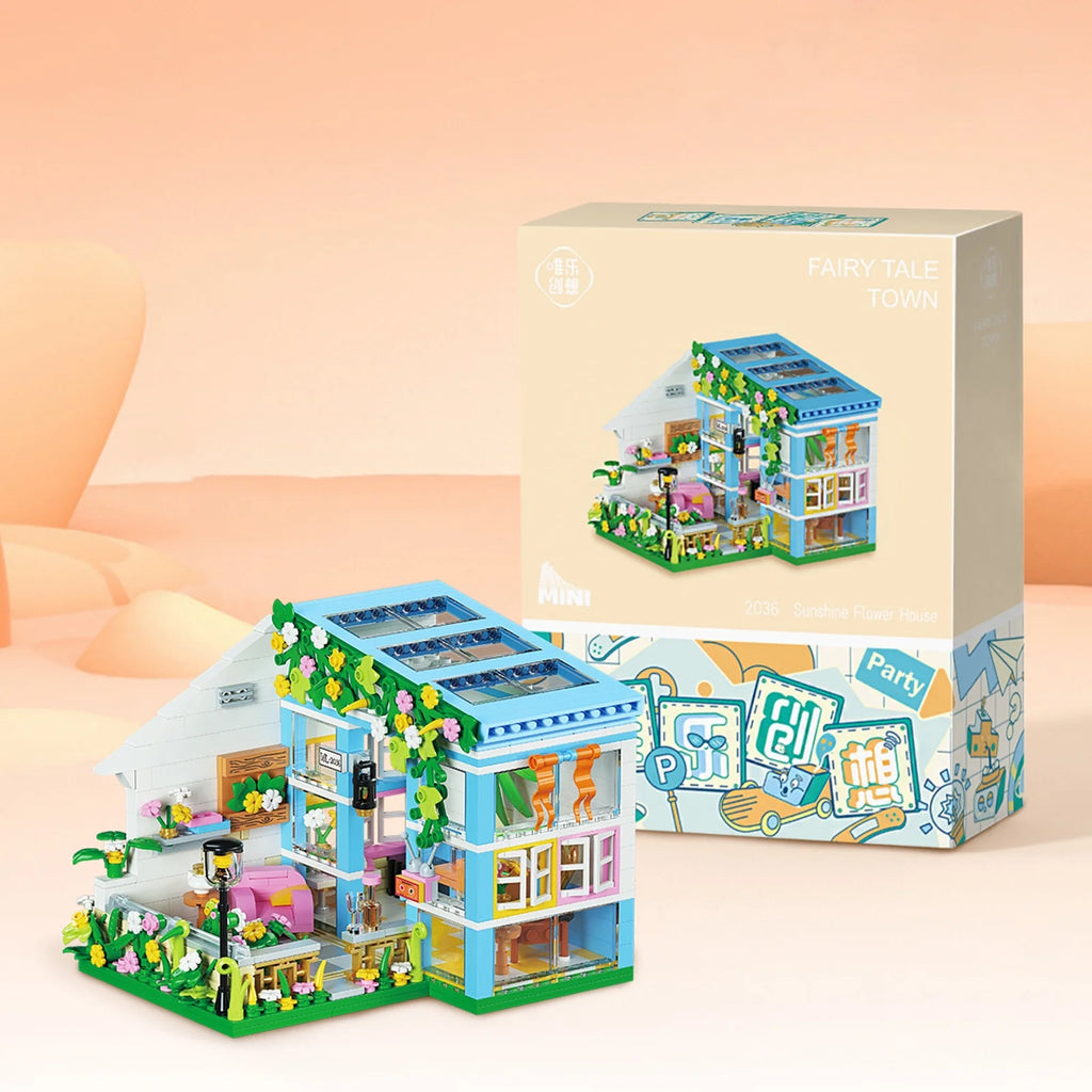 Wooden DIY Miniature Dollhouse Kit Y510888