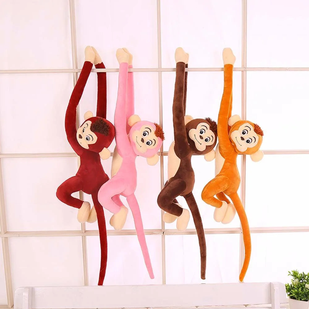 Brown Long-Arm Monkey Plush Doll A4047