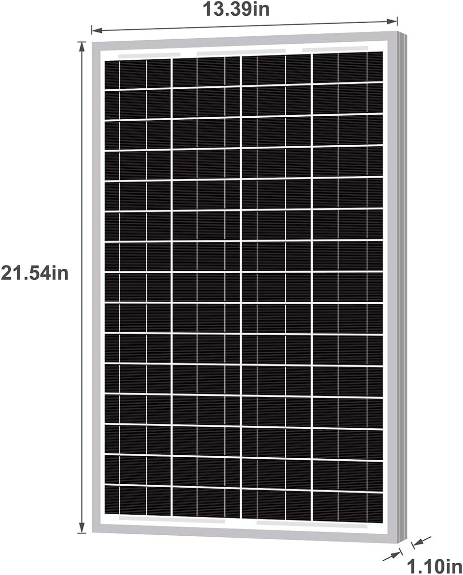 30W Monocrystalline Solar Panel Z58022