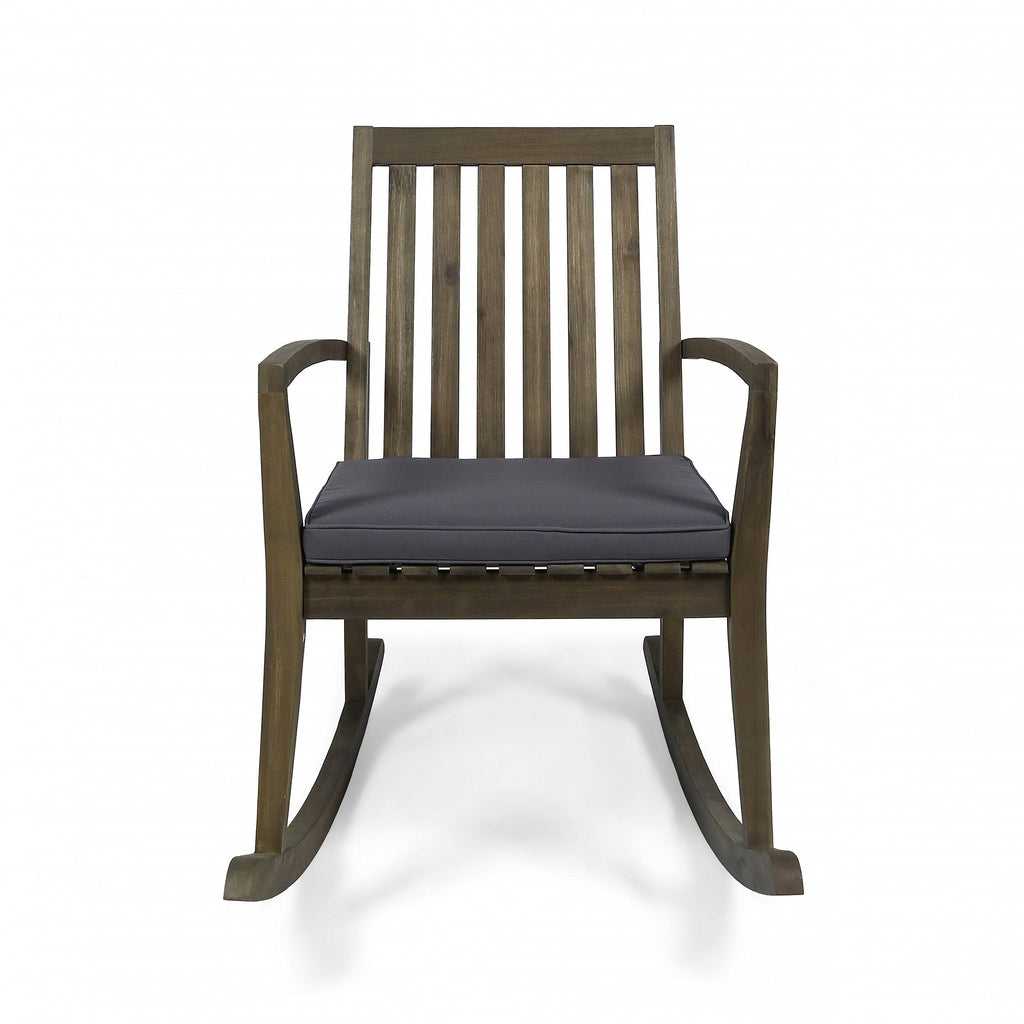 Acacia Wood Rocking Chair B521144