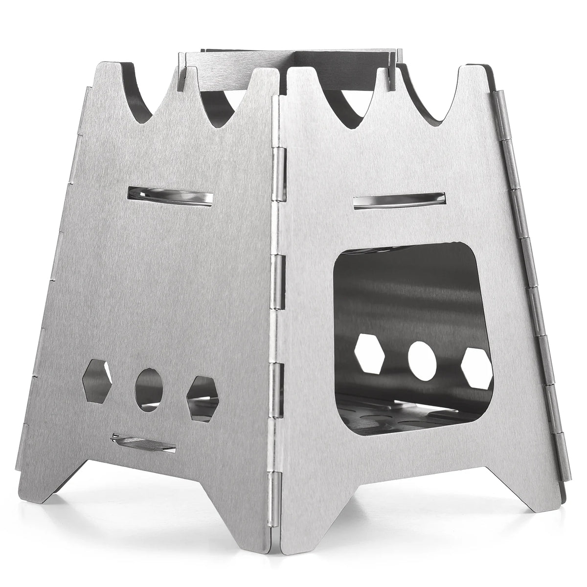 Collapsible Stainless Steel Backpacking Stove J9577