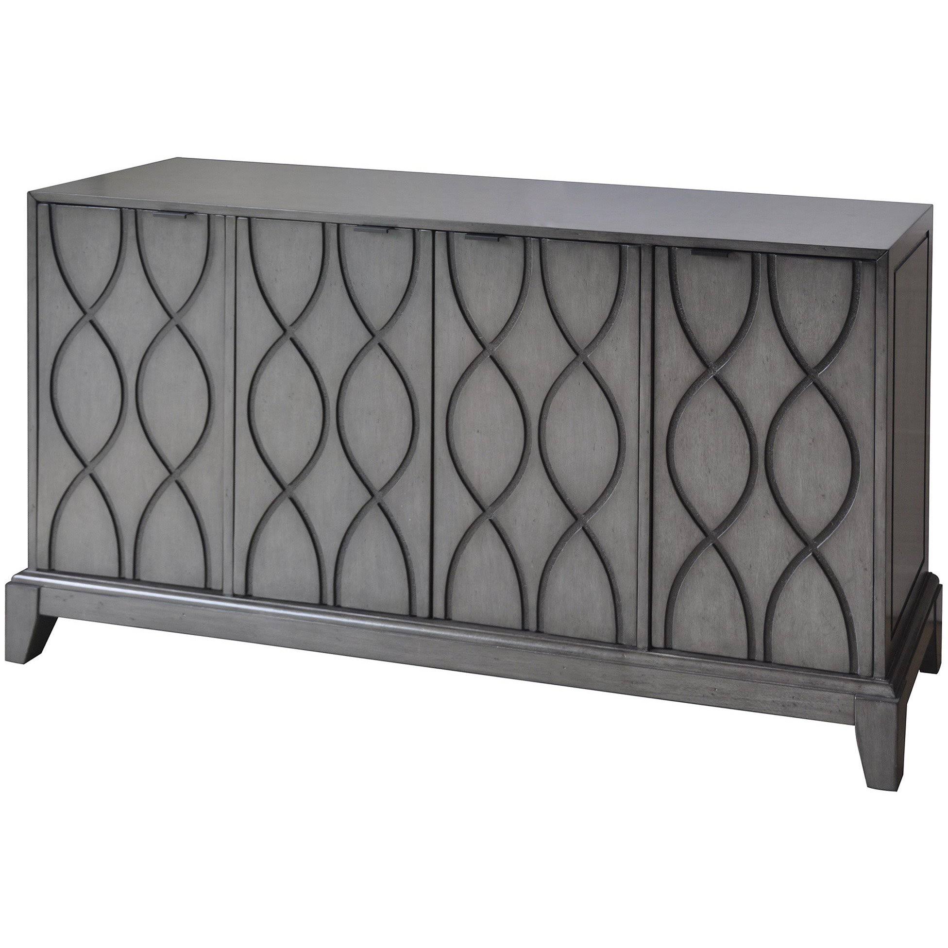 Slate Grey Wave Pattern Sideboard I776997