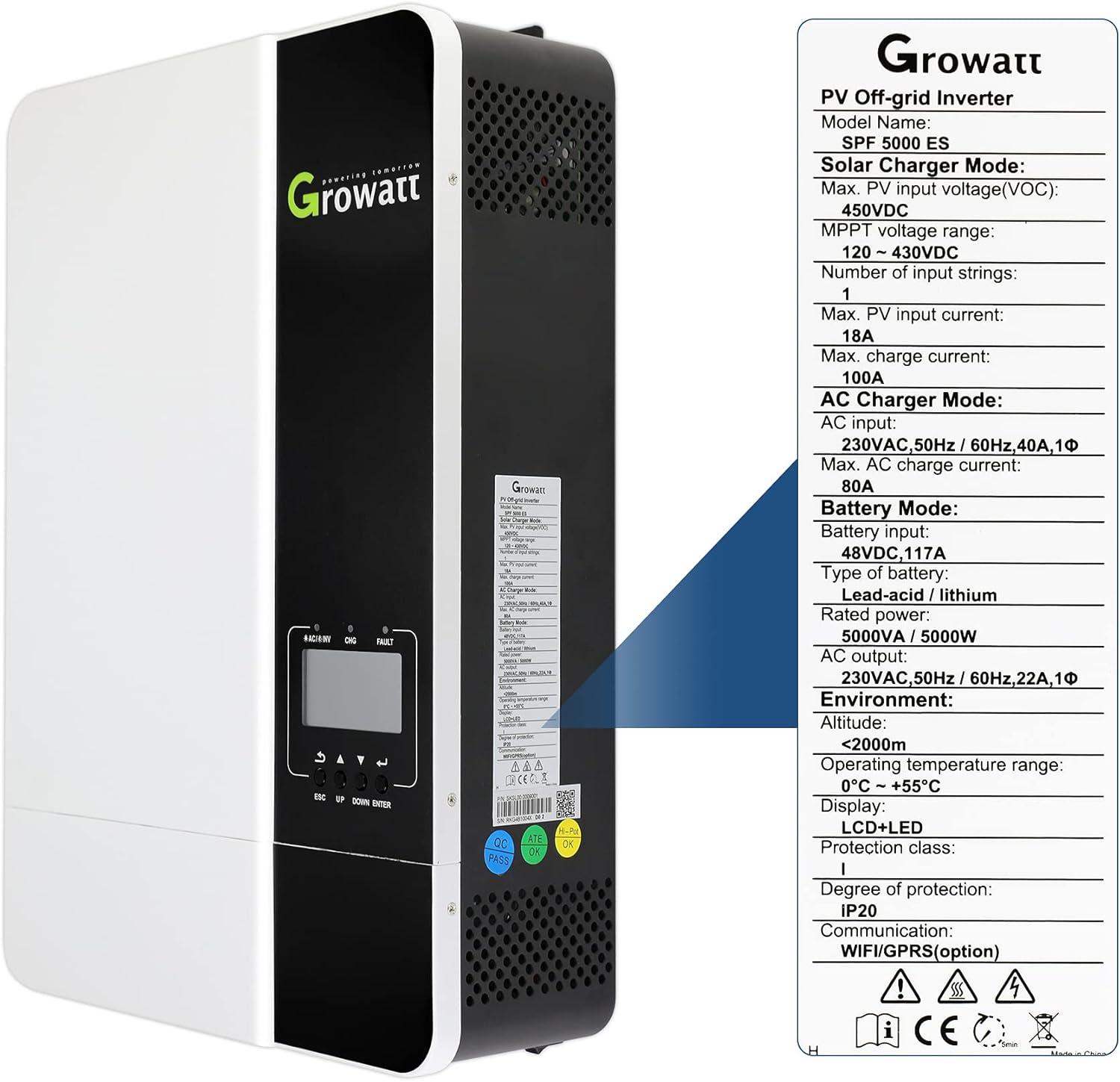 5000W Solar Inverter with MPPT Charge Controller Q684579