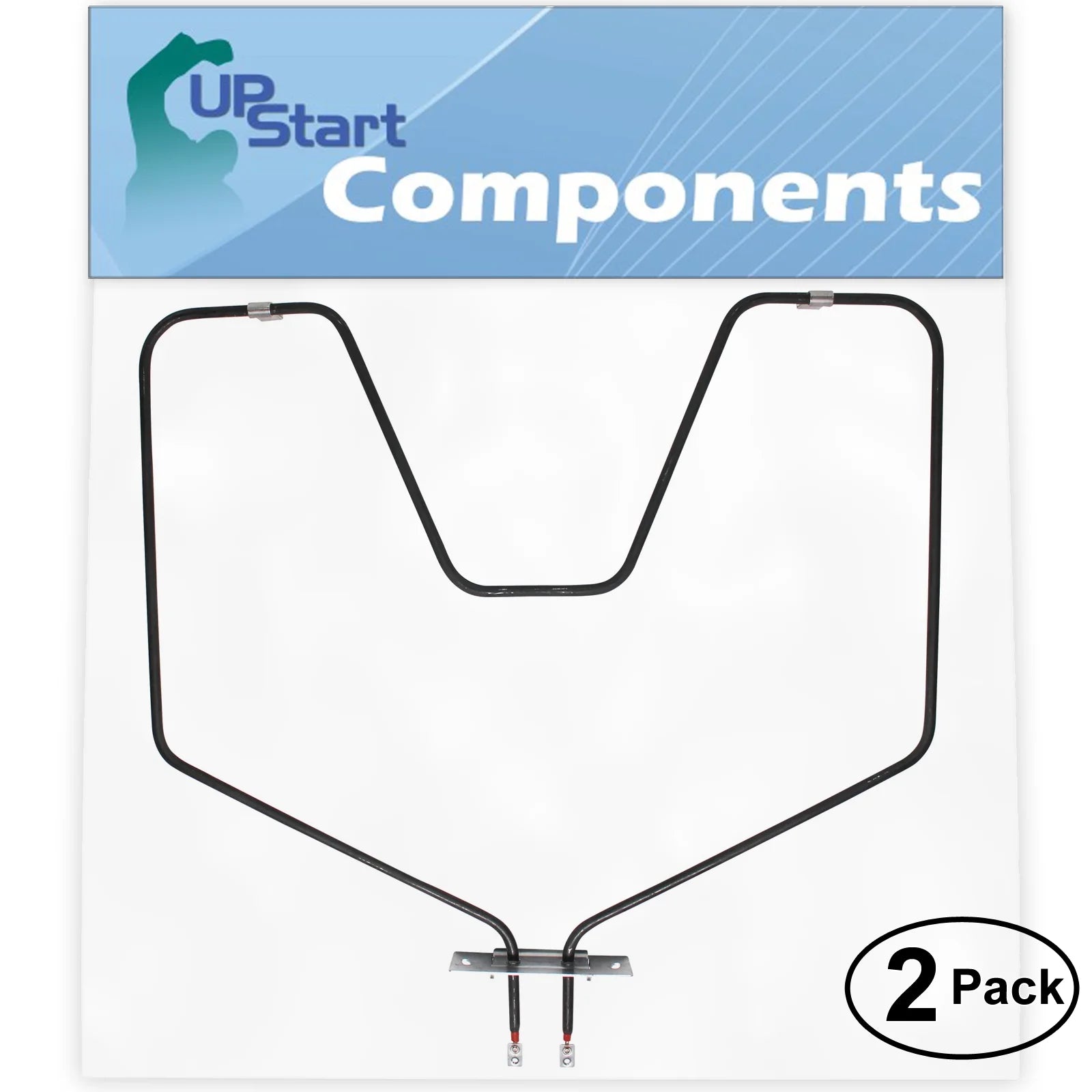 2-Pack Replacement Bake Element for General Electric Oven Heating Element O43625