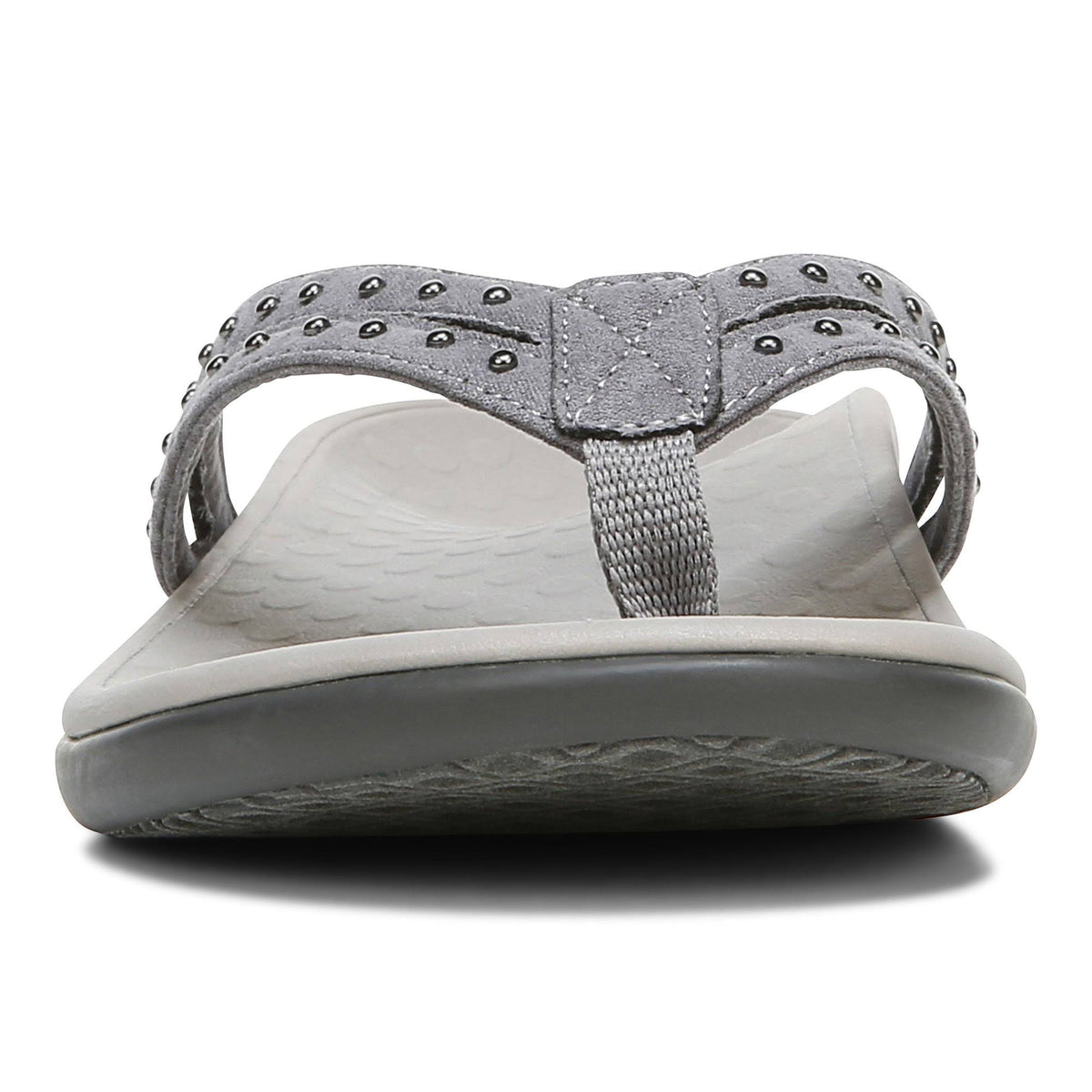 Slate Grey Toe Post Sandal U446622