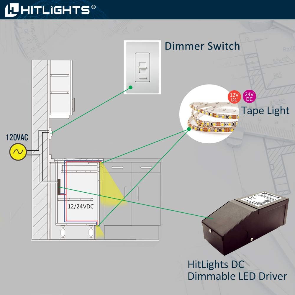 60 Watt Dimmable Magnetic Driver for LED Light Strips L242