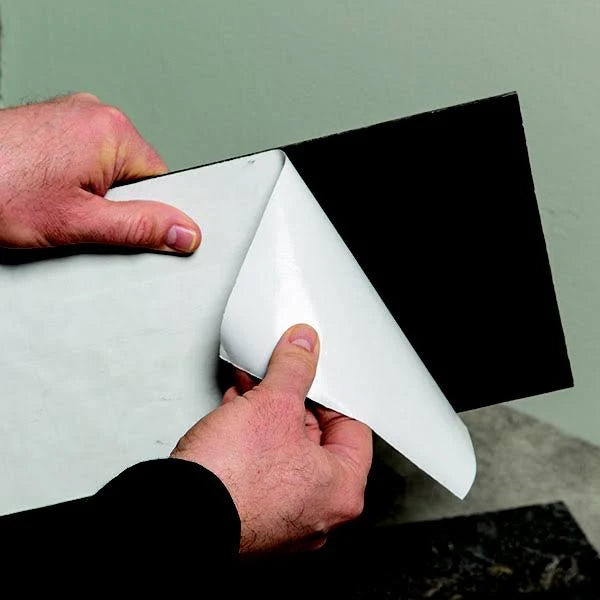 Peel and Stick Stone Overlay Kitchen Backsplash Frosted Quartz Approx 15 Sq ft Kit Z150