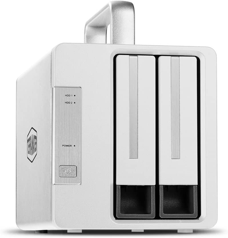 2-Bay External Hard Drive Enclosure RAID Storage N709300