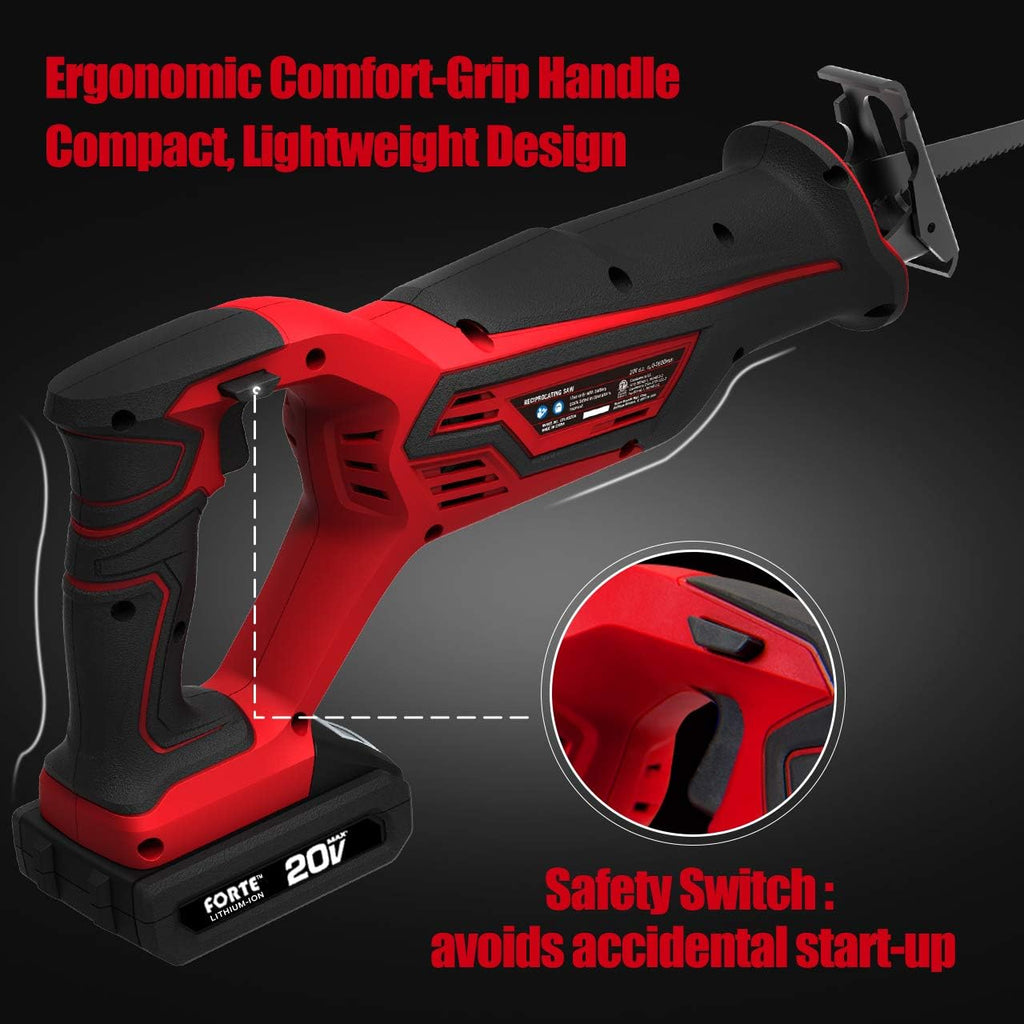 20V Max Reciprocating Saw with Li-ion Battery and Quick Charger H41141