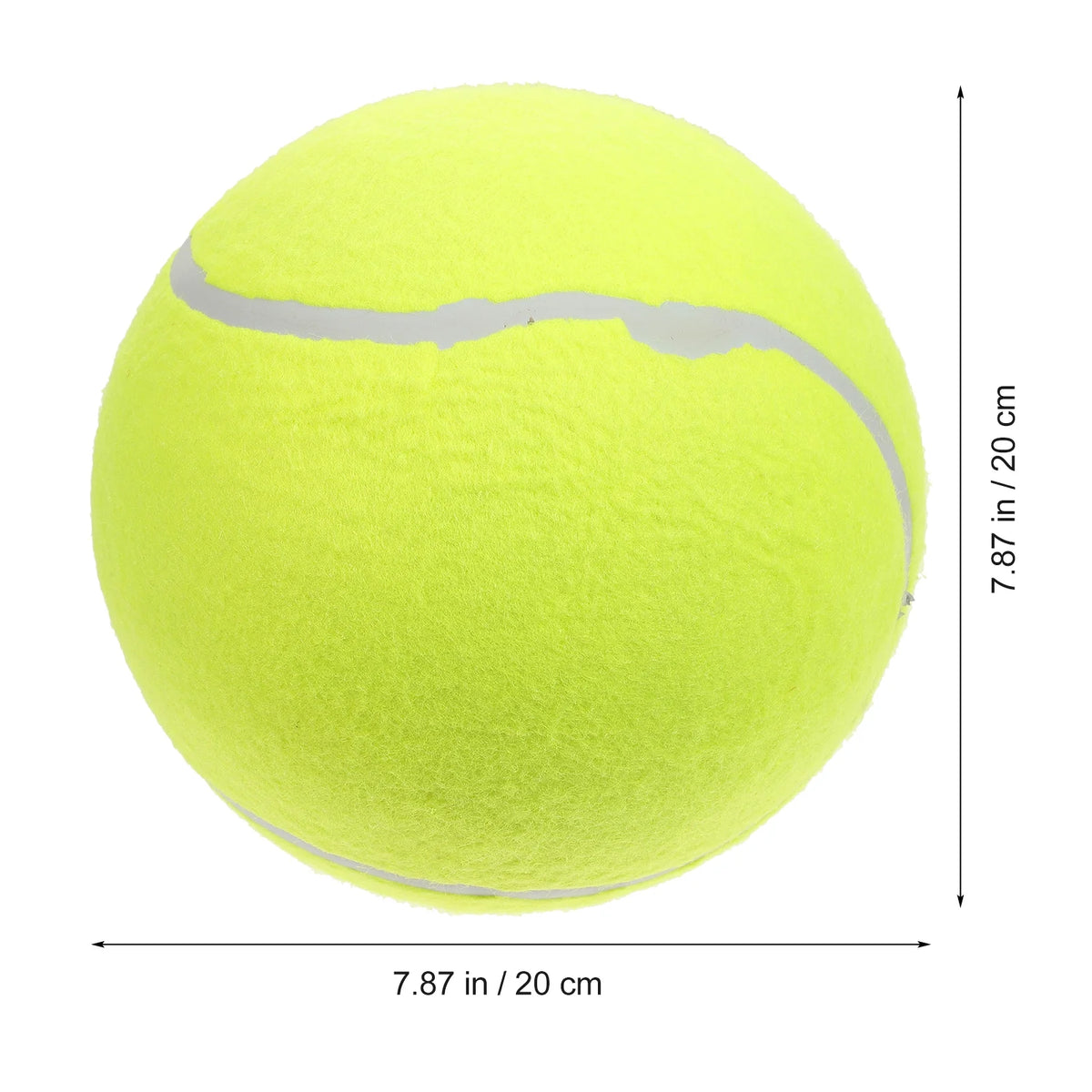 Yellow Inflatable Flannel Tennis Ball D626365