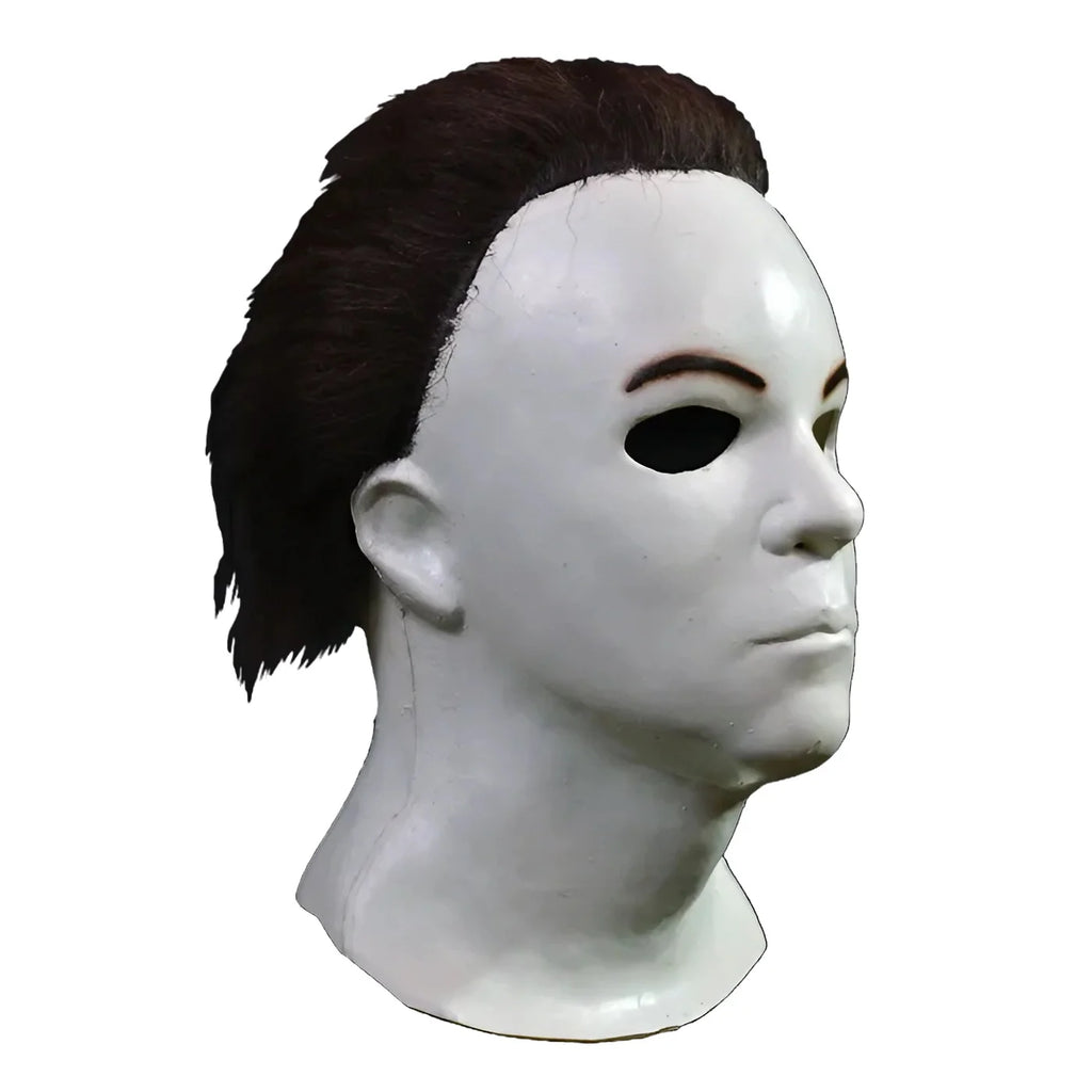 White Latex Halloween Costume Mask V59797
