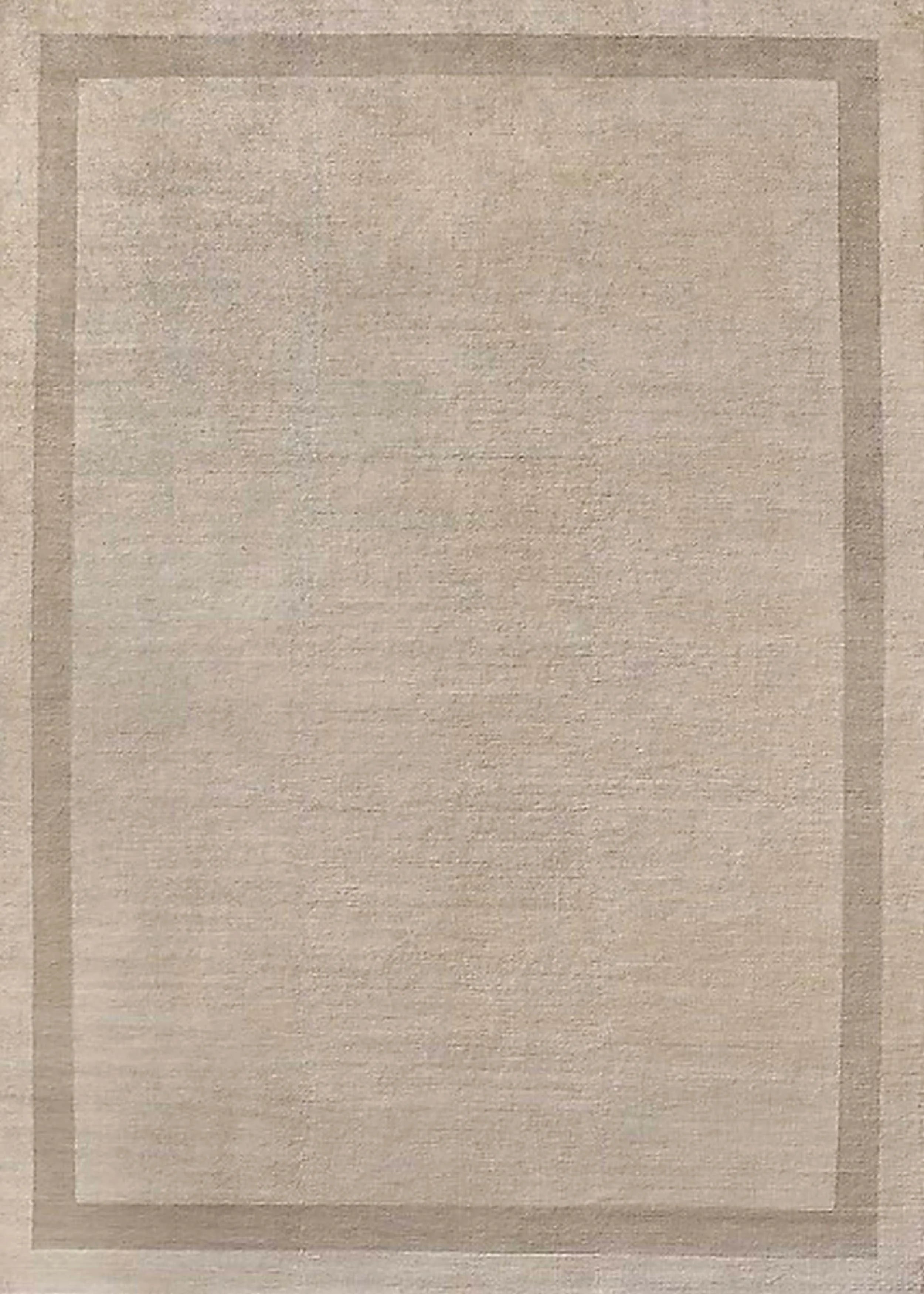 Camel Brown Solid Rectangle Area Rug 5' x 7' G5003