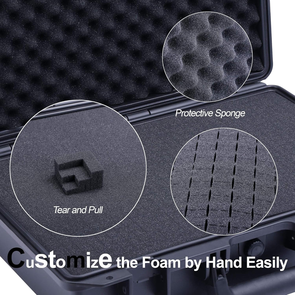 Waterproof Hard Case with Customizable Foam Insert M920676