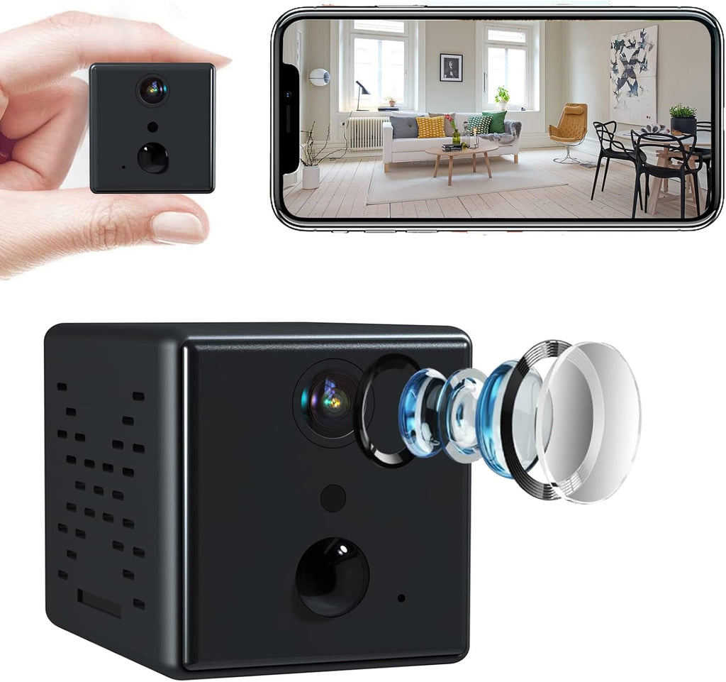 Wireless Indoor Security Camera with Night Vision, Pack of 2 O942