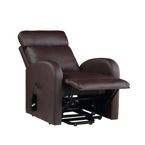 Beige PU Power Lift Recliner I257